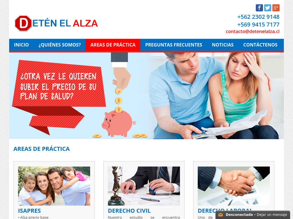 Fin al Alza plan de salud