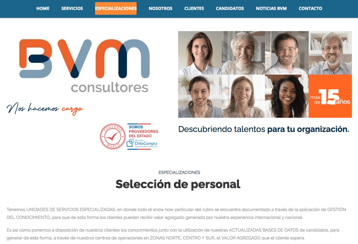 Selección de personal minería