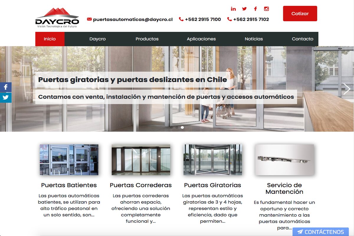 Puertas giratorias en chile