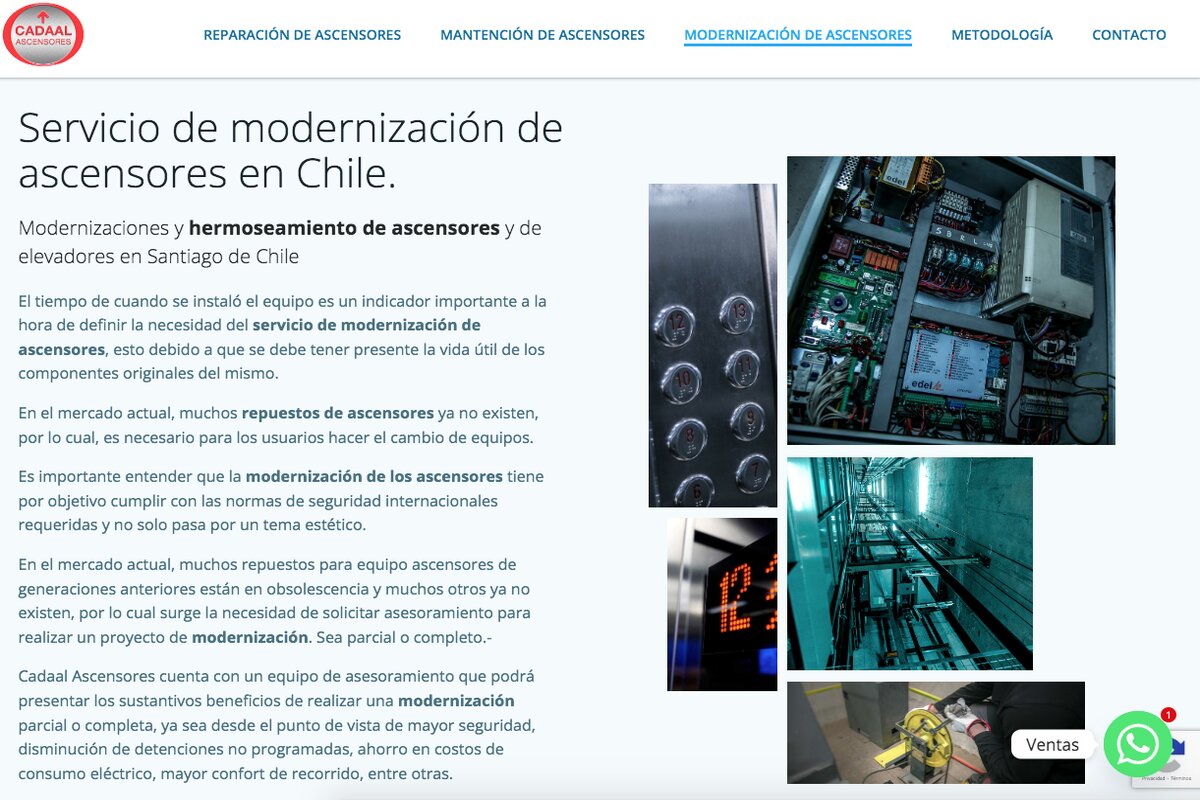 reparación de ascensores