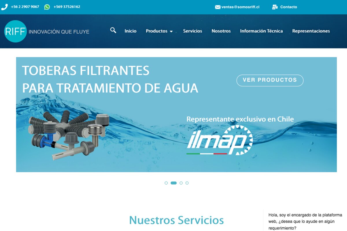 Medidor de agua industrial en chile