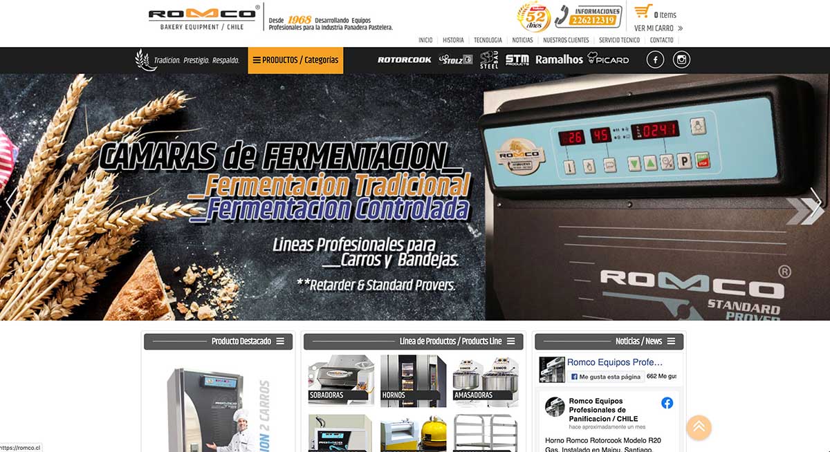 Hornos para panadería en Chile