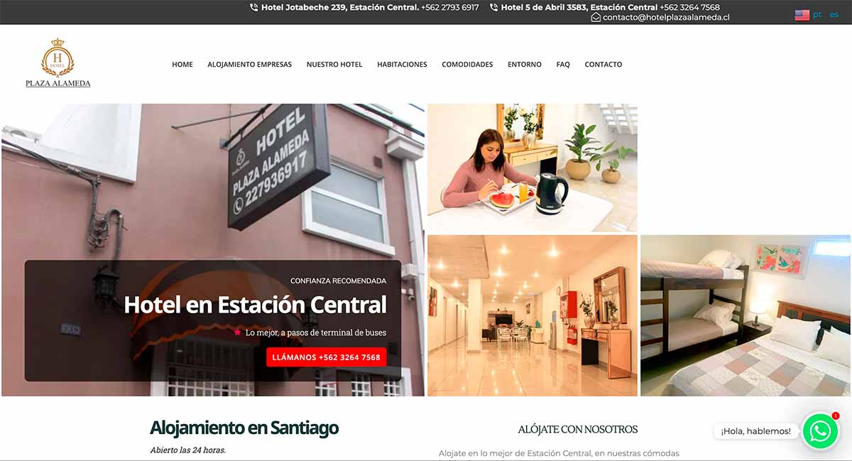 Hotel barato en Santiago
